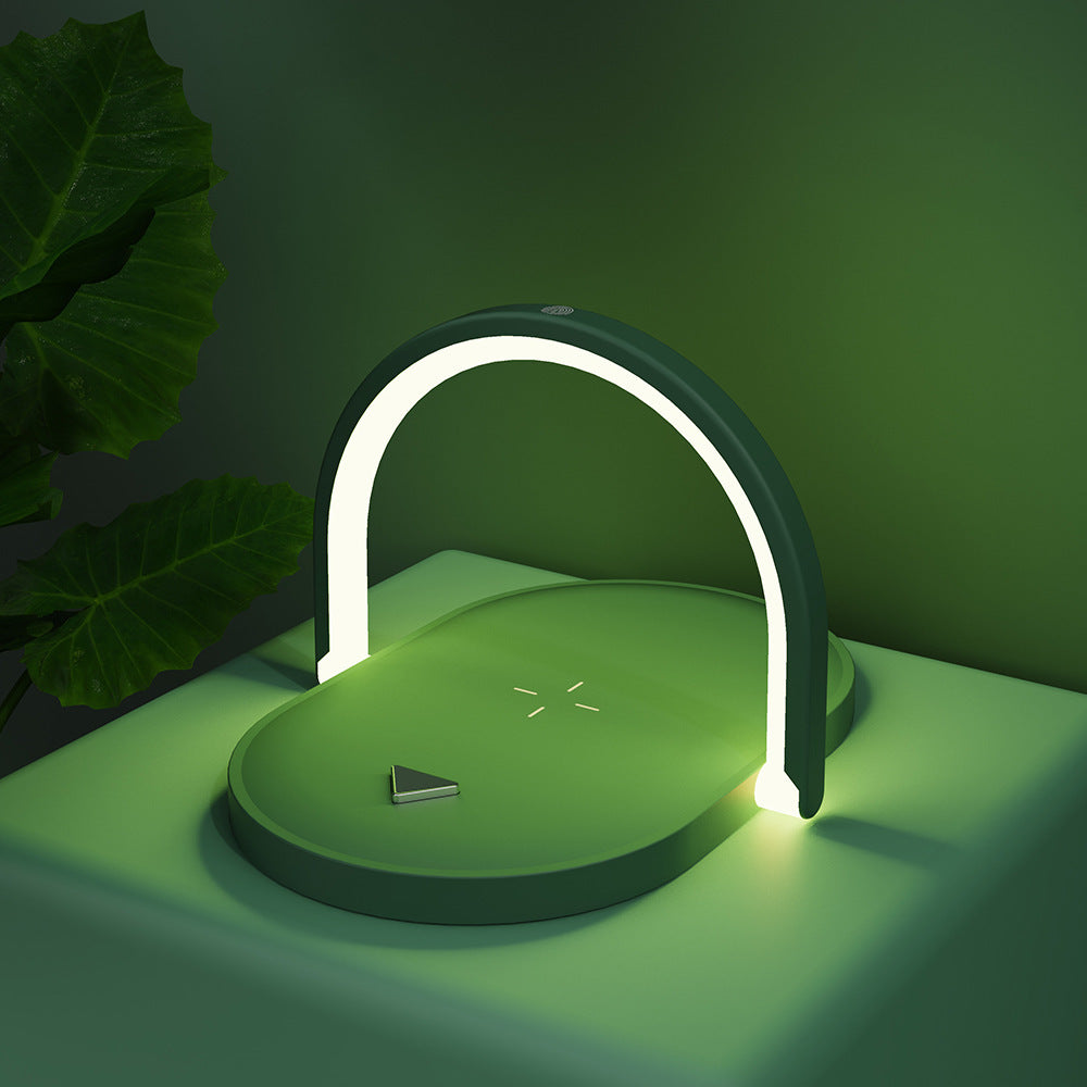 3-in-1 Wireless Charger & LED Desk Lamp with Night Light