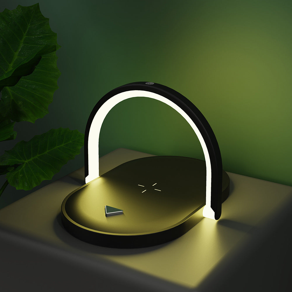 3-in-1 Wireless Charger & LED Desk Lamp with Night Light
