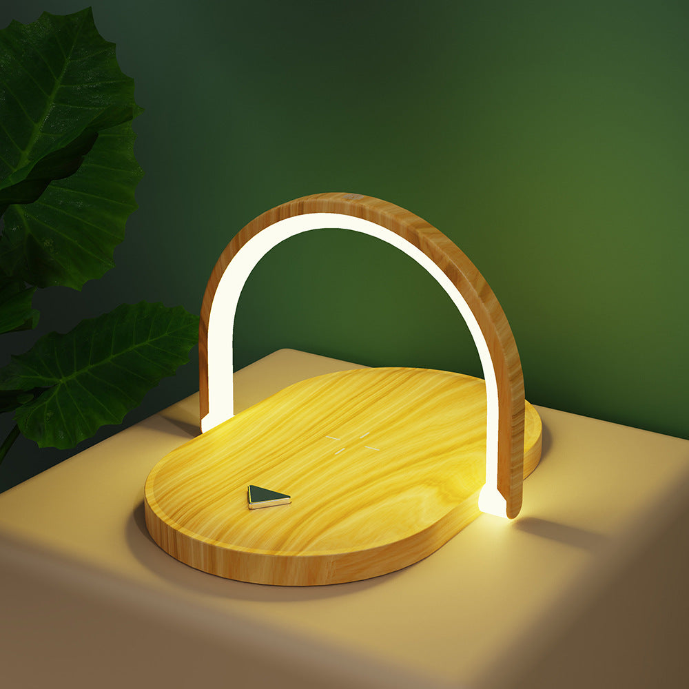 3-in-1 Wireless Charger & LED Desk Lamp with Night Light