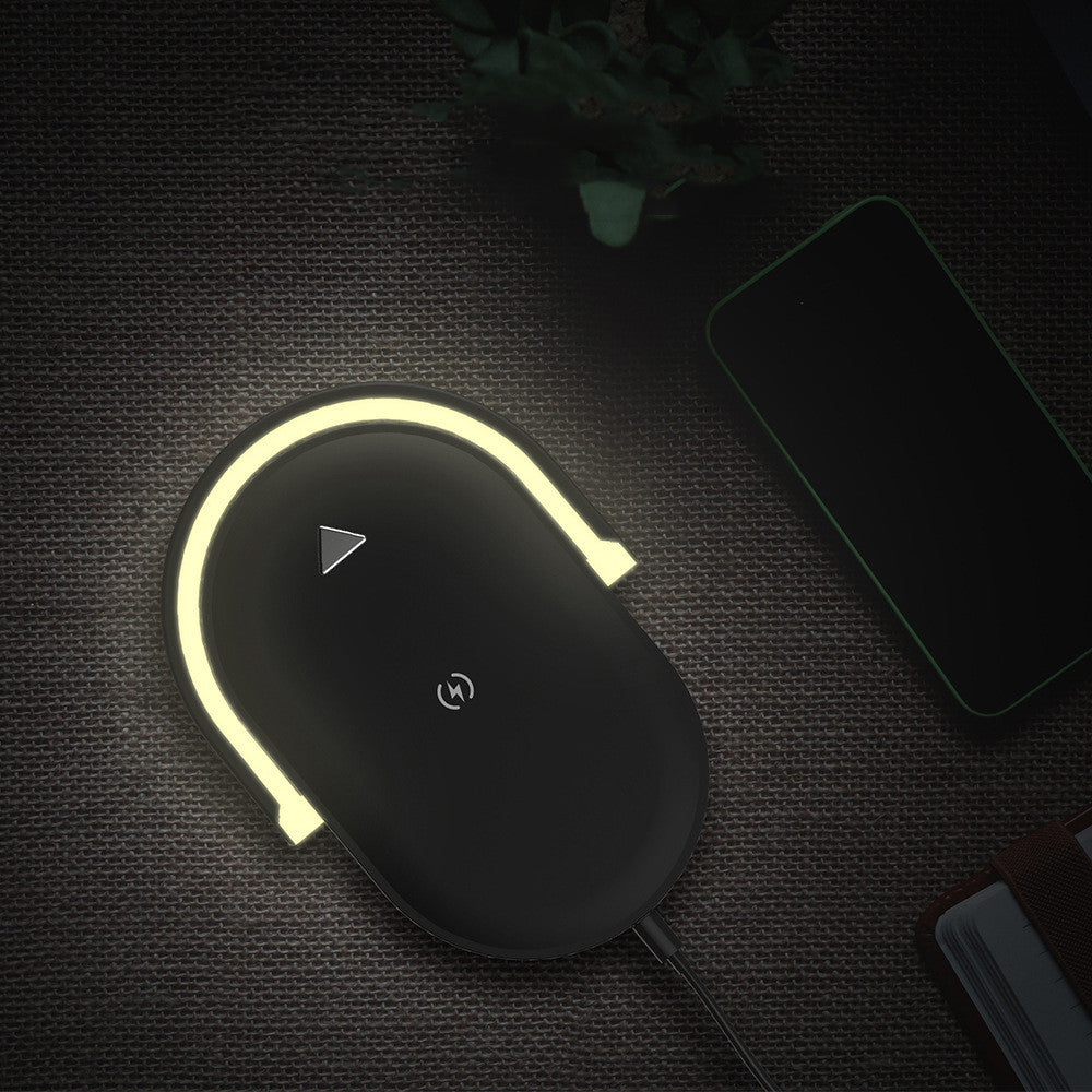 3-in-1 Wireless Charger & LED Desk Lamp with Night Light