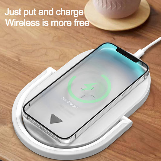 3-in-1 Wireless Charger & LED Desk Lamp with Night Light
